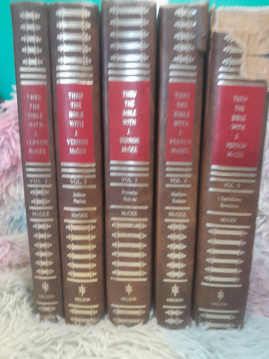 Through the Bible with J. Vernon McGee (5 vols) (used)
